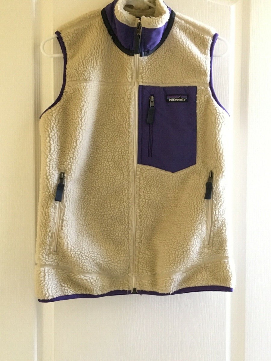 Patagonia Women's Classic Retro-X Fleece Vest Natural S | eBay