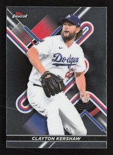 2022 Finest #61 Clayton Kershaw Los Angeles Dodgers