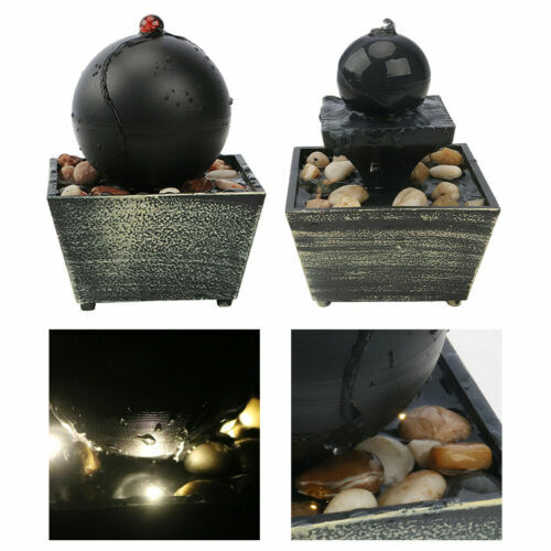 Fontaine Zen Bouddha Coco Papaya – 25 Cm – Avec éclairage – Neuve