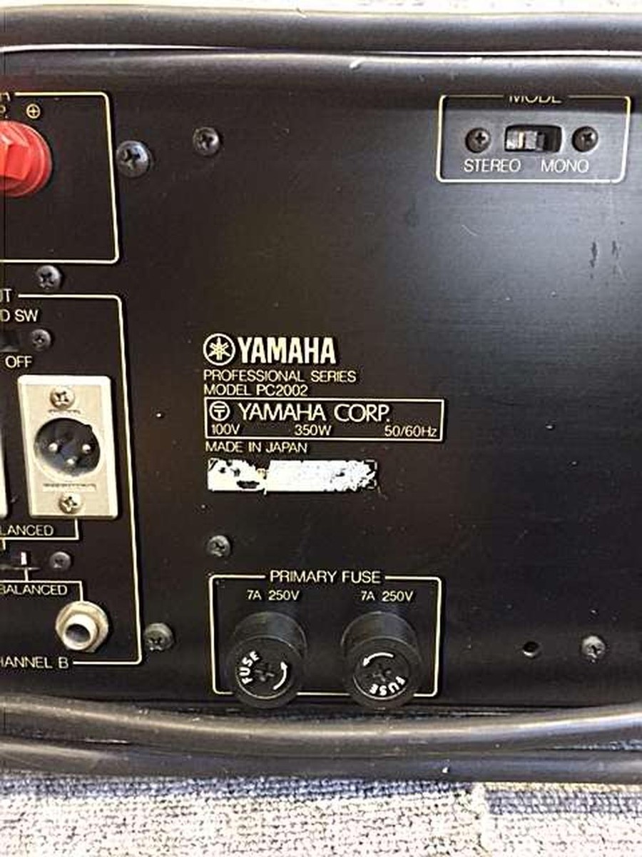 Yamaha PC2002 Stereo Power Amplifier Good Condition Used | eBay Yamaha PC2002 Stereo Power Amplifier Good Condition Used | eBay