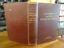 Machines dynamo-électriques Silvanus Thompson 1900 Illustré