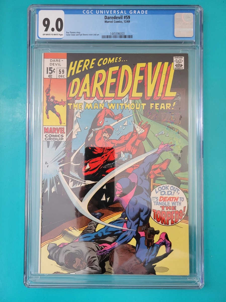 Daredevil 59 CGC 9.0 VF/NM 1968 1st Appearance of Torpedo and