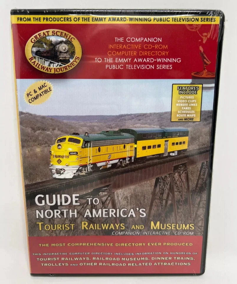 Guide to North Americas Tourist Railways & Museums Companion Interact CD-ROM NEW - Image 2 of 3