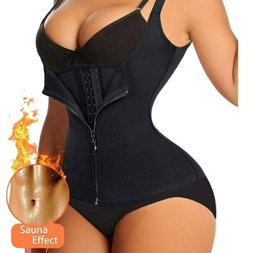 UK Womens High Waist Trainer Long Torso Cincher Corset Control Weight Loss  Vest | eBay