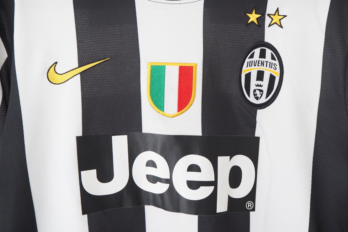 JUVENTUS FC Nike Jersey T-Shirt Size M football home kit | eBay