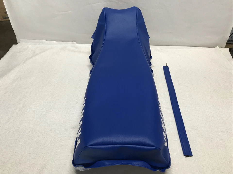 CAPA DE ASSENTO SELIM YAMAHA XT350 XT250 1984-2000 (azul) com CINTA [Y*-3] - Imagem 3 de 4