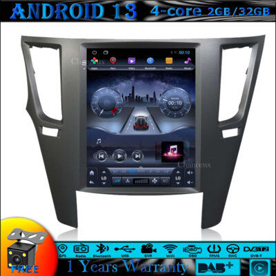 9.7''Android 13 Autoradio GPS SAT Nav DVR BT DAB Carplay For Subaru Outback 09-14