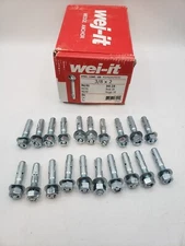 3/8" x 2" Zinc Plated Steel Wej-It Anchors WAS-318. 20 Pieces. 07541.