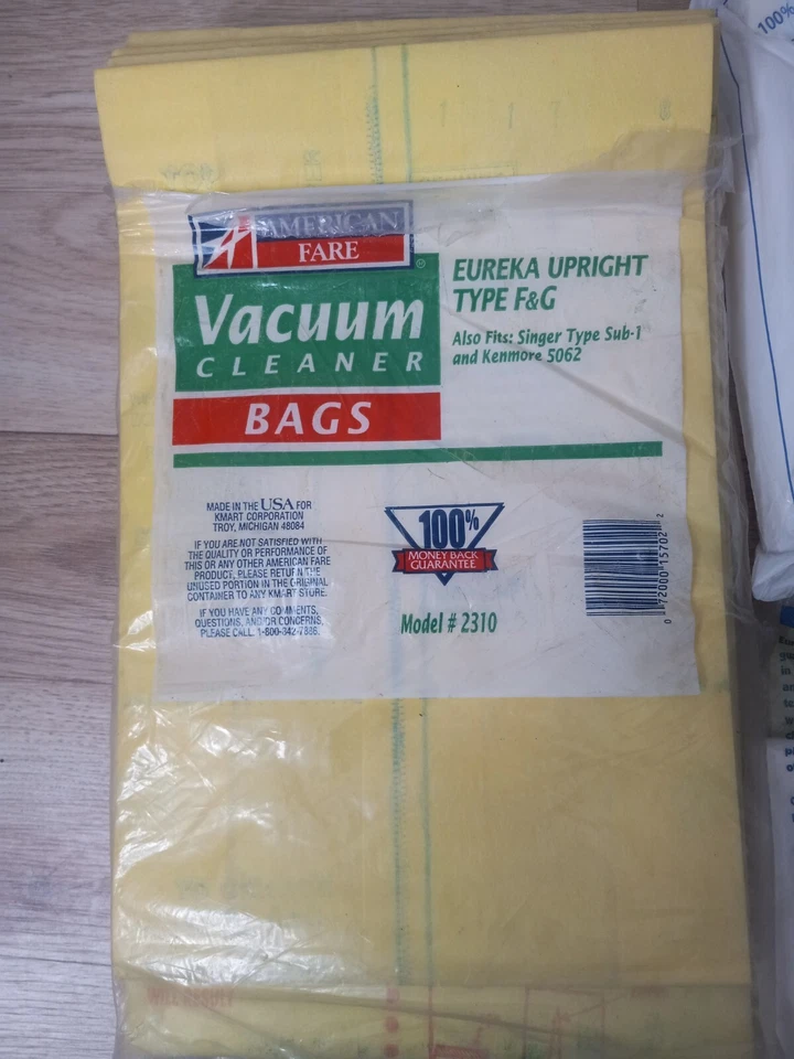 15x Bolsas para aspiradoras Eureka tipo F y G 15ct. Foto 3 de 4