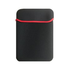 11.6" Neoprene Logo Case - Black-Red 100 Pack