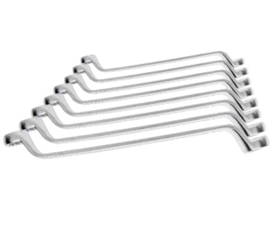 Bi-hexagonal Ring Spanner 8 pcs Set 6 - 22 mm Germany Quality HT1W598 of Hogert