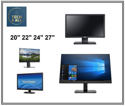 Günstiger 20'' 22'' 24'' 27'' 30'' TFT PC Computer Monitor HDMI DP VGA Bildschirm