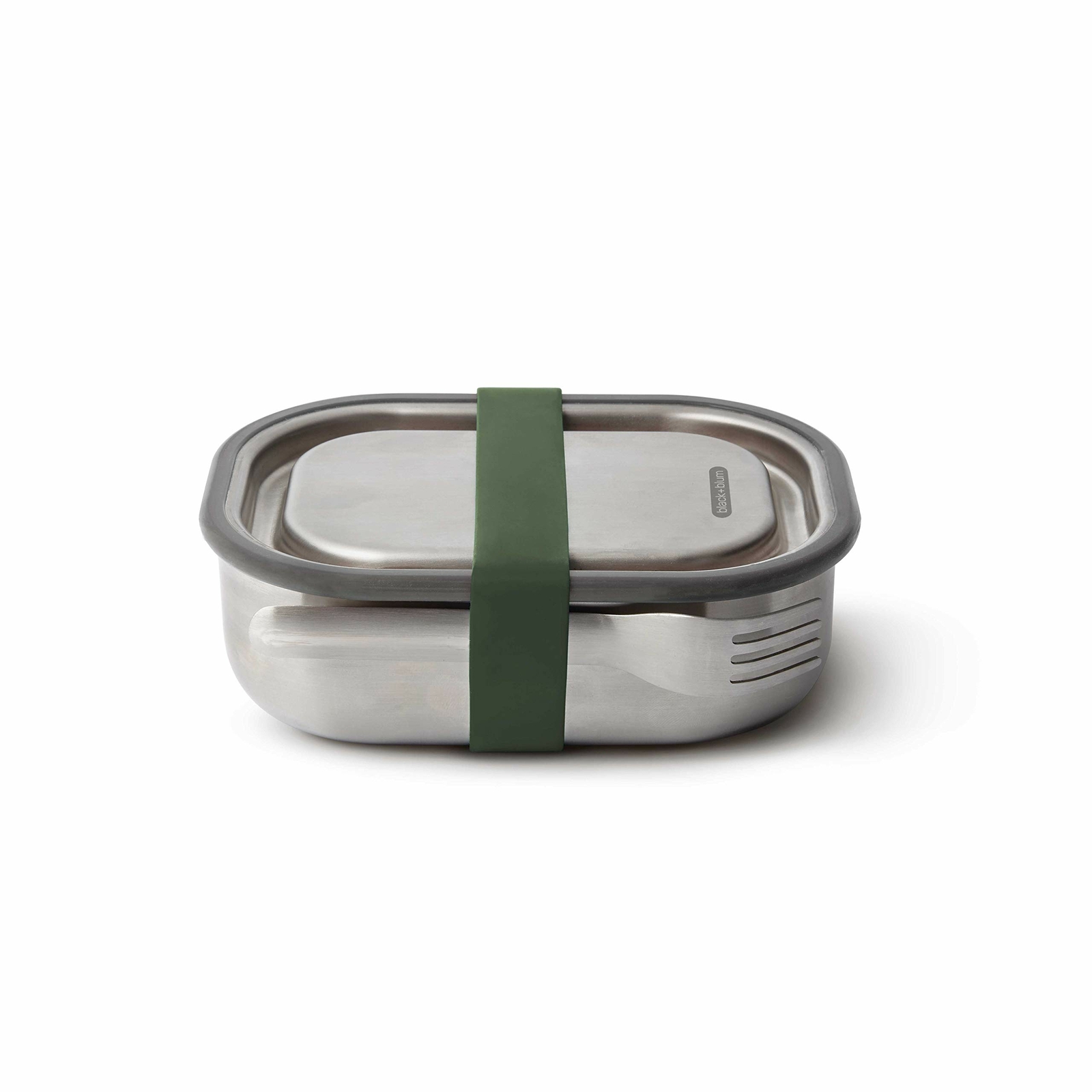 BLACK + BLUM Stainless Steel Lunch Box Small-Olive Porta Pranzo, Oliva (Y0x)