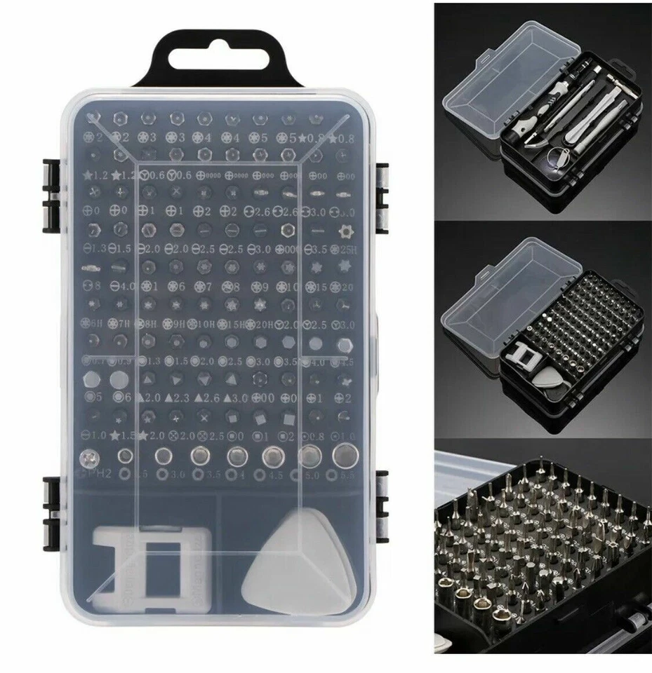 117Pcs Repair Tools Kit Screwdriver Set For Macbook Iphone 11 XS XR Max Pro 7 8 - Image 2 of 4
