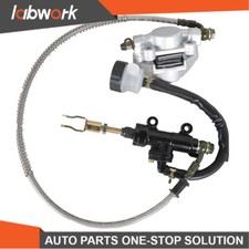 Labwork Rear Hydraulic Brake Assembly Caliper Master Cylinder For Go Kart ATV