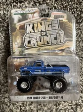 1:64 GREENLIGHT KINGS OF CRUNCH SERIES 4 1974 FORD F-250 BIGFOOT #1 66” Tire NEW