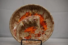 MID CENTURY MODERN CERAMIC TABLE TOP ASH TRAY 6 1/2" DIA USA MCM