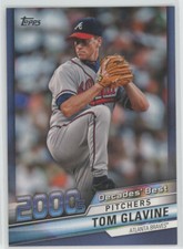 2020 Topps Decades' Best Blue #DB-77 Tom Glavine Braves