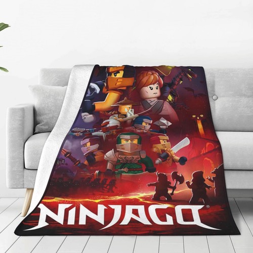 Ninjago Cartoon Comics weich warm gemütlich Flanell Überwurfdecke für Schlafstuhl Sofa - Bild 17 von 30