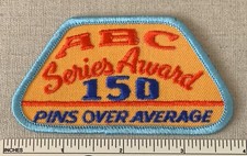 ABC AMERICAN BOWLING CONGRESS Series Award 150 Pins Over Average PATCH Badge