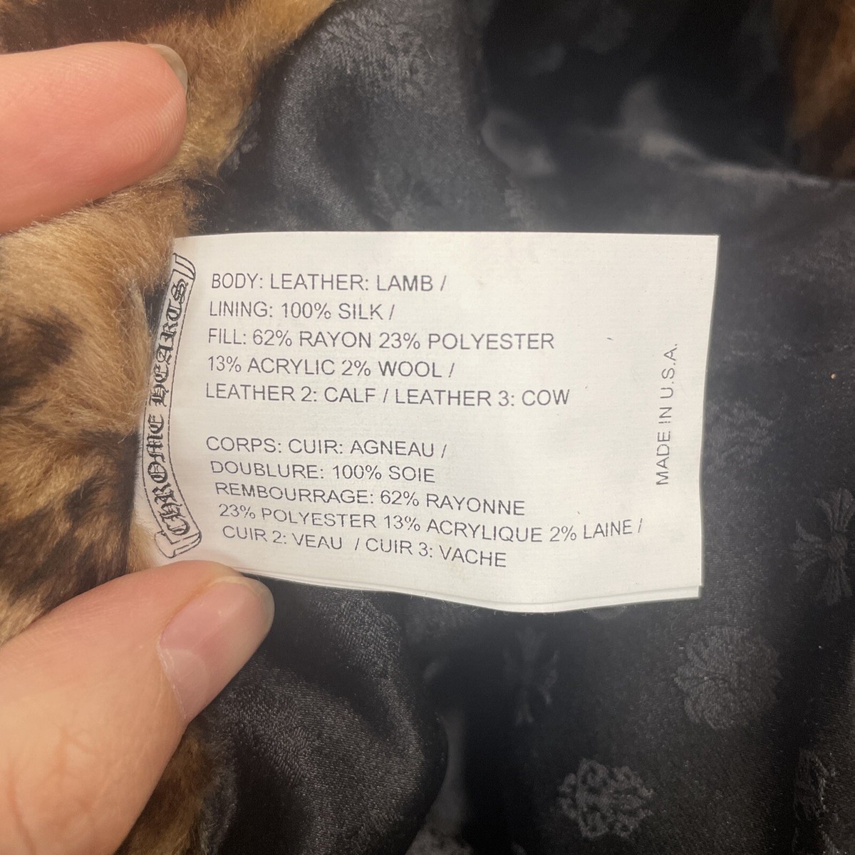 Chrome Hearts Fur Cheetah Print Hat | eBay