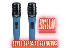super especial microfonos pitufos para sonideros $2X224.00