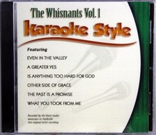 The Whisnants Volume 1 Christian Karaoke Style NEW CD G Daywind 6 Songs