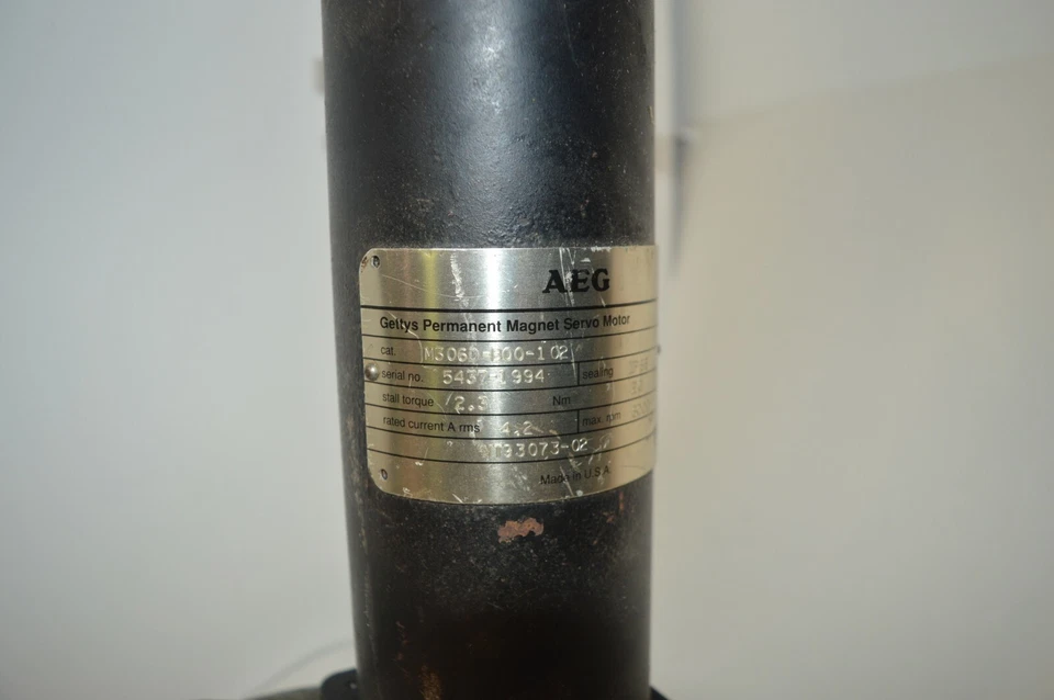 AEG M306D-B00-1 02 GETTYS PERMANENT MAGNET SERVO MOTOR 6000RPM  — 第 3/4 张图片