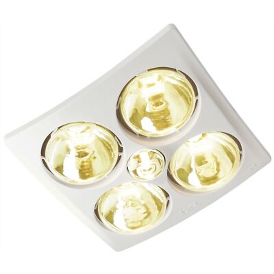 IXL Tastic Original In Bathroom Heather/Heat Fan Light/6W LED