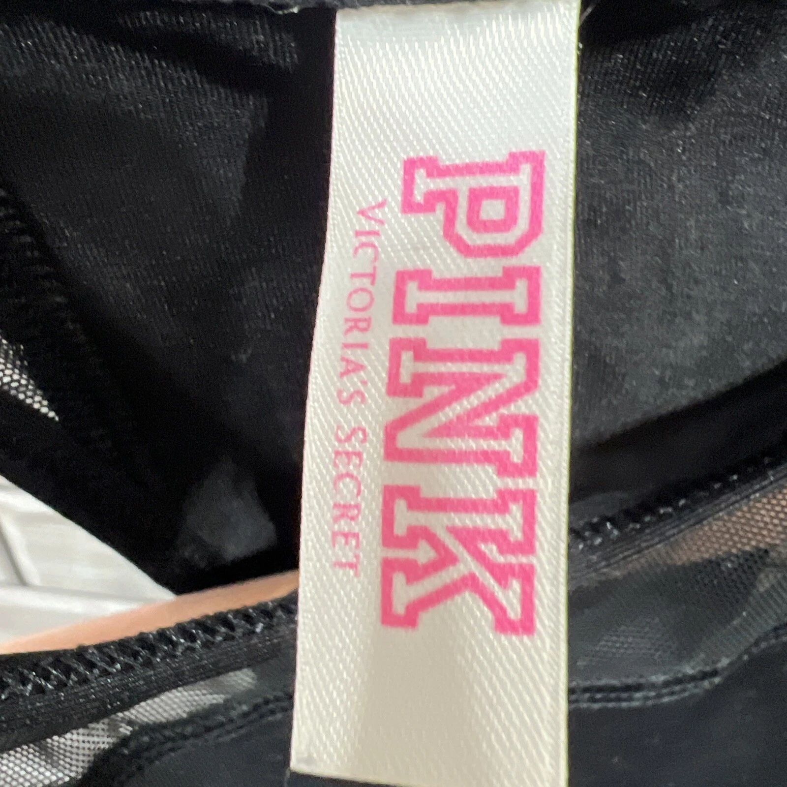 victoria-secret-vs mesh block sports logo tank-bra