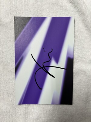 LE SSERAFIM KAZUHA CRAZY SIGNED POSTCARD | eBay