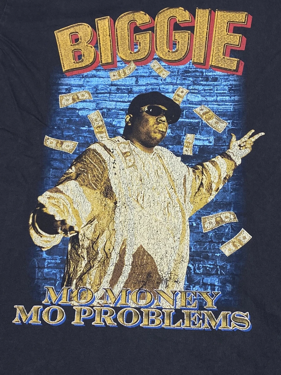 2000s The Notorious B.I.G Brand Mo Money Mo Problems Graphic Rap T Shirt Size M