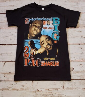 NEW- BIGGIE & 2PAC  - T-SHIRT