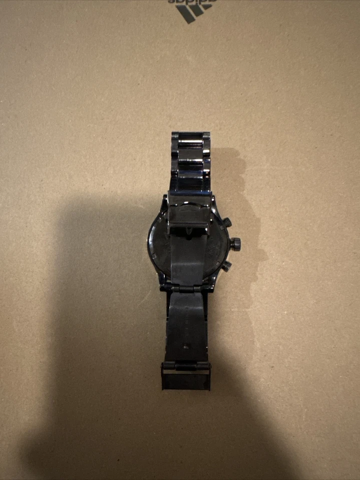 Reloj Nixon 42-20 Chrono Oro Rosa Y Negro Foto 3 de 4