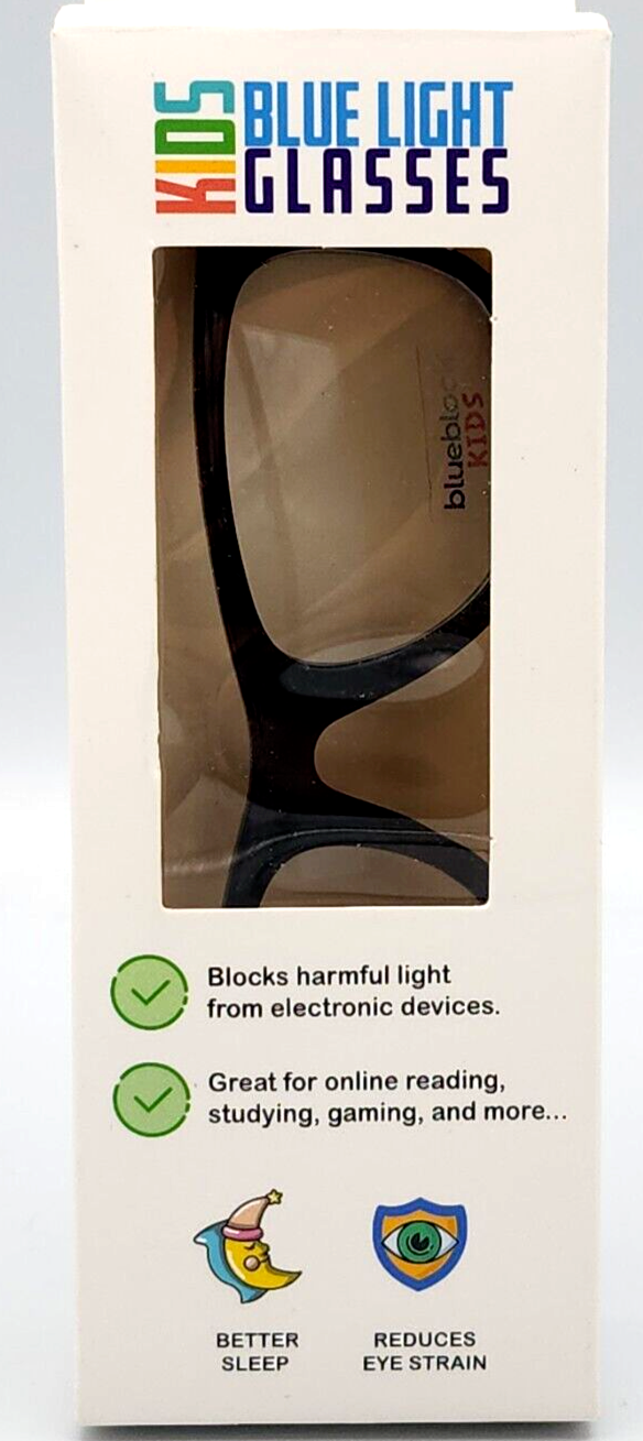 Kids Blue Light Glasses Blue Block Computer Gaming Protection Eye Strain-image