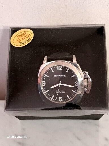 VINTAGE BEST WATCH MASTER PIECES STAINLESS SREEL BACK QUARTZ