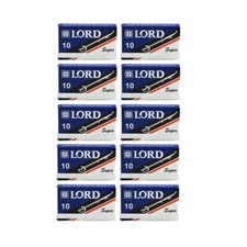 100 hojas de afeitar de seguridad de doble filo LORD Classic