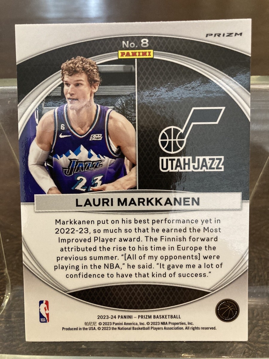 2023-24 Panini Prizm Lauri Markkanen Silver Prizm Global 2023-24 Panini Prizm Lauri Markkanen Silver Prizm Global