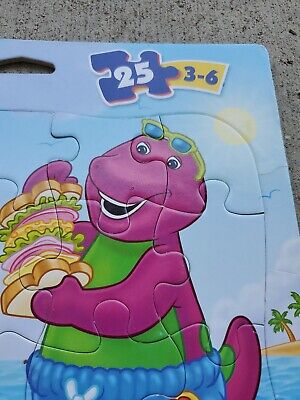 Mattel Barney and Friends 25 Piece Tray Puzzle for sale online