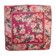 Vince Camuto Floral Bordered 42" Square Scarf #VC3035