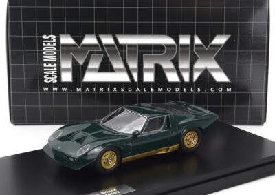 MX51207-011 Lamborghini Miura P400S Millechiodi Verte - 1969 in 1/43 Matrix