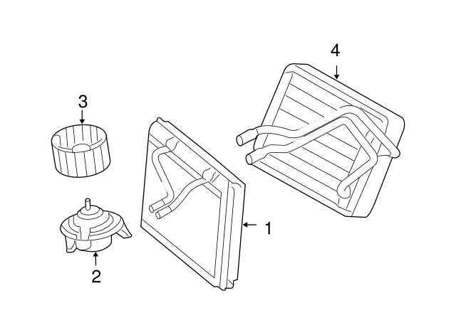 2005-2007 Ford Five Hundred Freestyle HVAC Blower Motor Motorcraft MM-915 — 第 4/4 张图片
