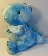 12" Glow Brights Dinosaur Plush Lights Sound FAO Schwarz Works