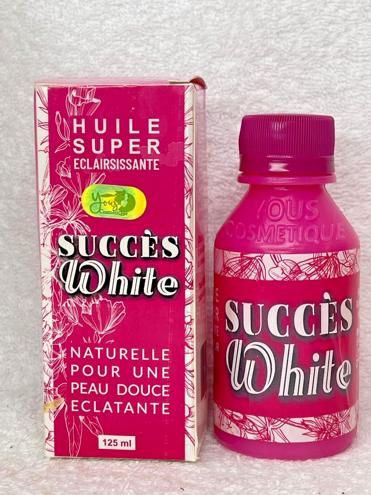 Huile ultra éclaircissante Succes White formule concentrée anti-tache sérum corps