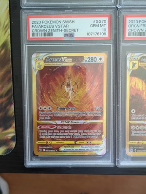 Crown Zenith Gold Vstar Galarian Gallery Set GG67 GG68 GG69 GG70