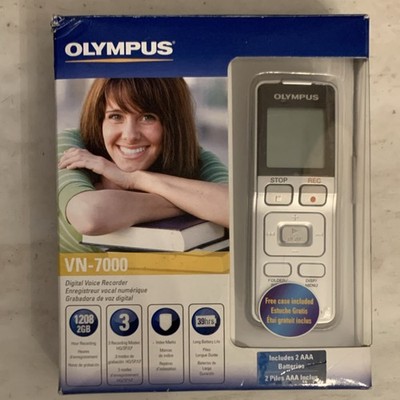 Olympus VN-7000 Handheld Digital Voice Recorder 2GB Flash 1208hr 3 Modes