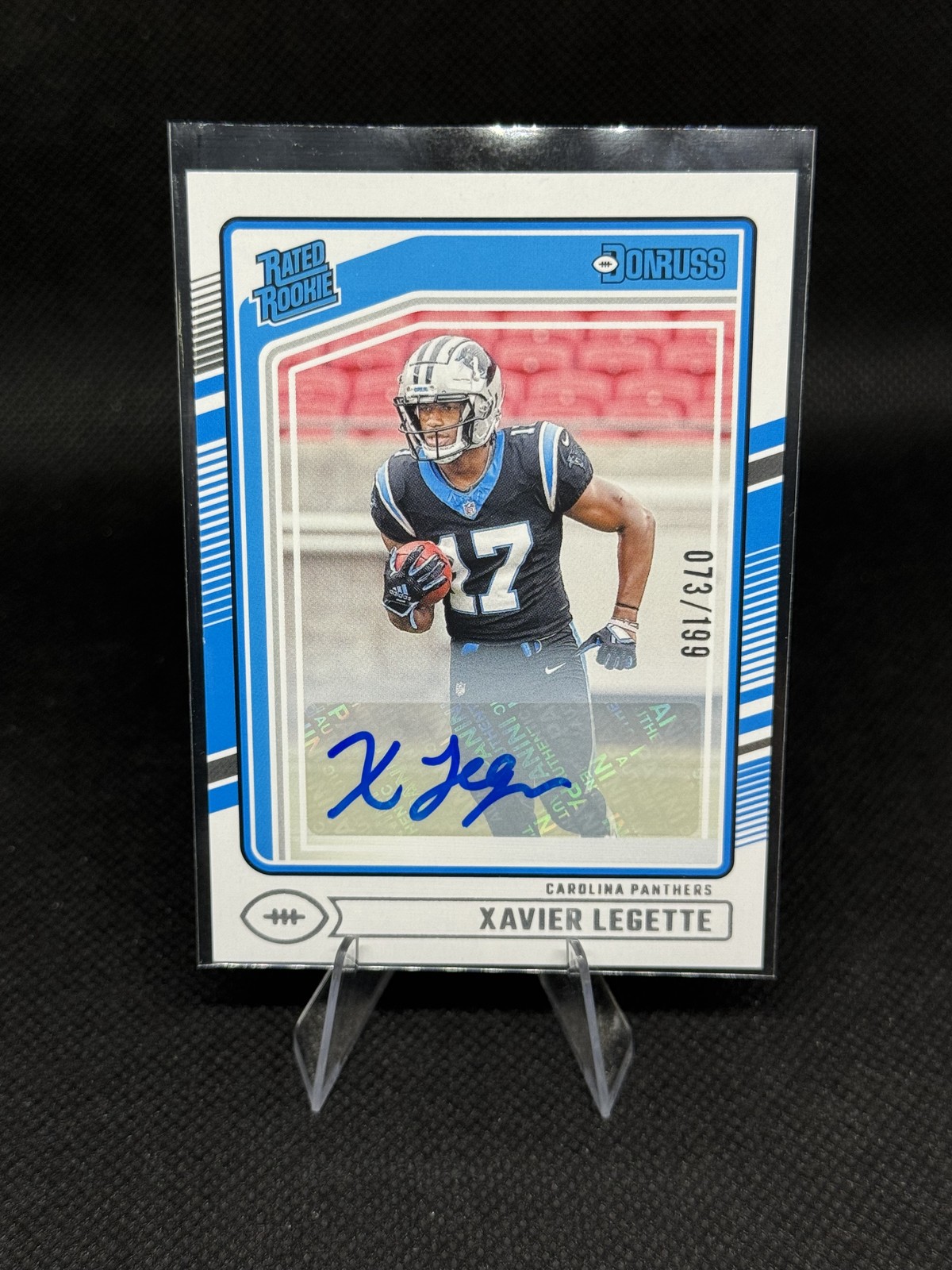 2024 Donruss #323 Xavier Legette Rated Rookies Autographs #/199