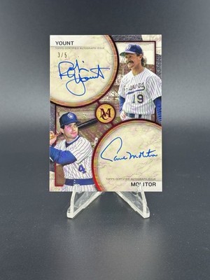 2025 Topps Museum Collection Robin Yount Paul Molitor Dual Auto /5 #DA-YM