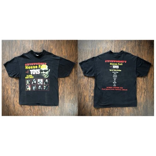 Stevie Wonder Shirt House Full Toys Concert Ja Rule Vintage vintage concert t-shirt, vintage, size XL, single stitch, B+ condition