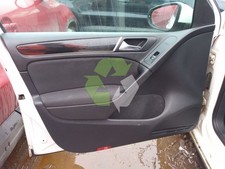VOLKSWAGEN GOLF GTD TDI MK6 PASSENGER NEARSIDE FRONT DOOR CARD 2010 5K4867011BK